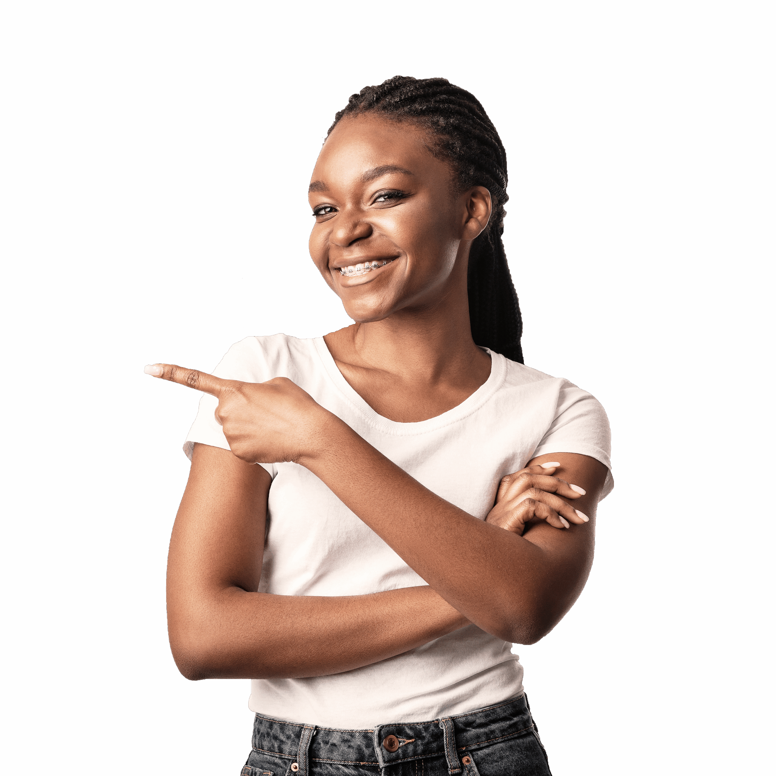 black-woman-white-shirt